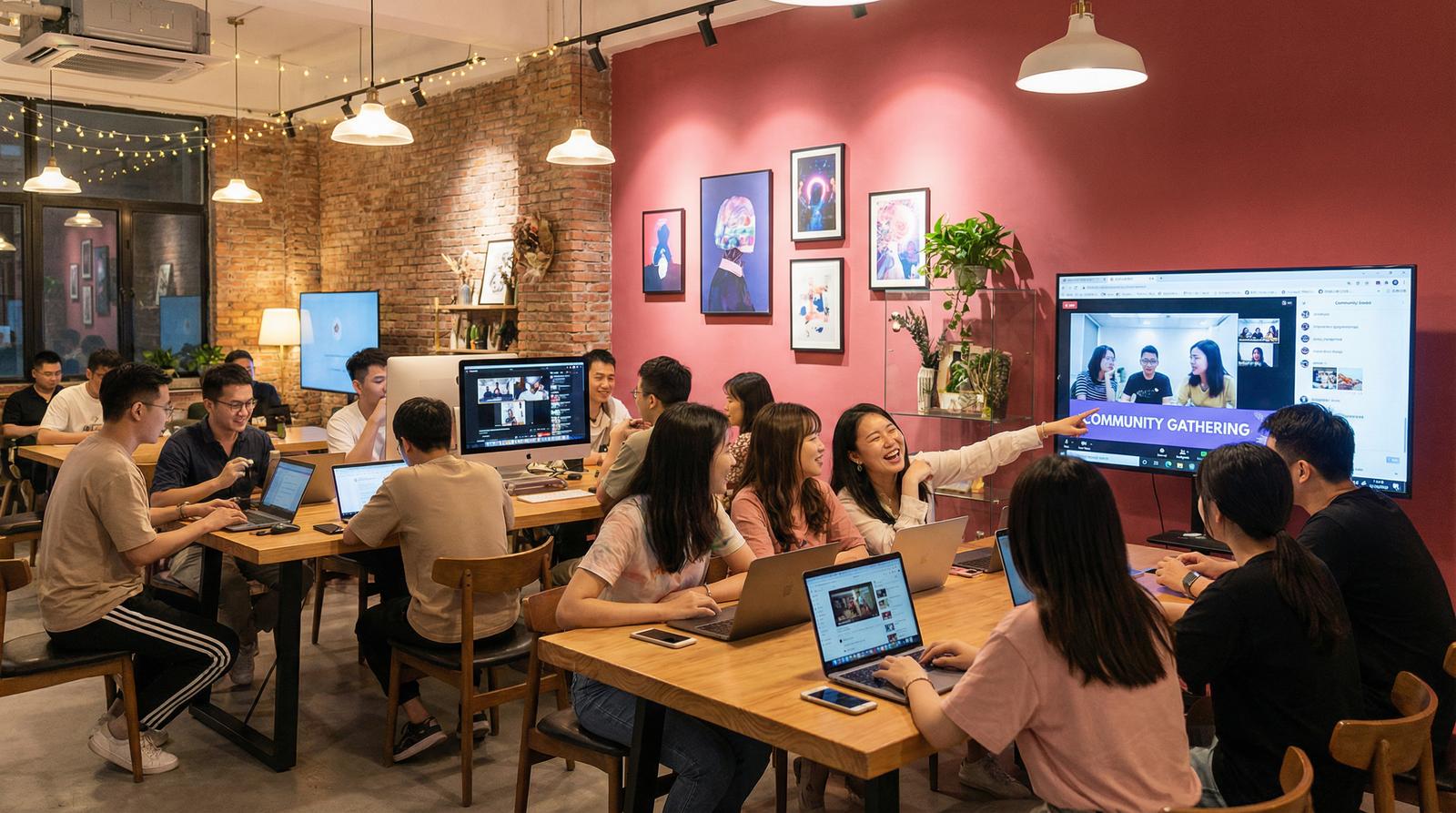 校花传媒社区活动